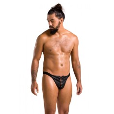 Bikini Ben Open Back cu Snur, Negru, XXL/XXXL