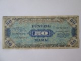 Germania 50 Mark 1944 ocupatia aliata WWII