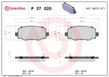 BREMBO P 37 020 PRIME LINE set placute frana,frana disc
