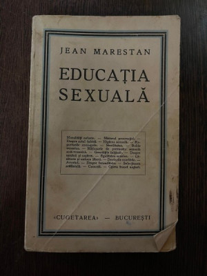 Jean Marestan Educatia sexuala foto