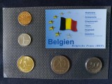 Seria completata monede - Belgia 1997-1998, 5 monede, Europa
