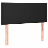 Cumpara ieftin Tablie de pat, negru, 80x5x78/88 cm, piele ecologica