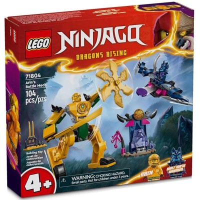 LEGO&amp;reg; Ninjago&amp;reg; - Robotul de lupta al lui Arin 71804, 104 piese foto