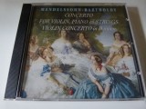 Concerto for violin, piano&amp; string - Mendelsohn ,cd