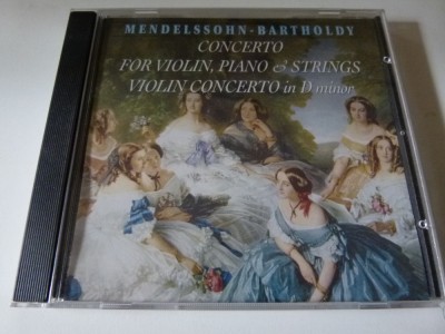 Concerto for violin, piano&amp;amp; string - Mendelsohn ,cd foto