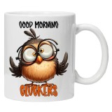 Cana alba personalizata &quot;good morning ...&quot;, INOVATIX&reg;️. 330ml, Oem