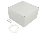 Carcasă universală GAINTA policarbonat gri deschis 160x160x90mm IP68 cu răsucire