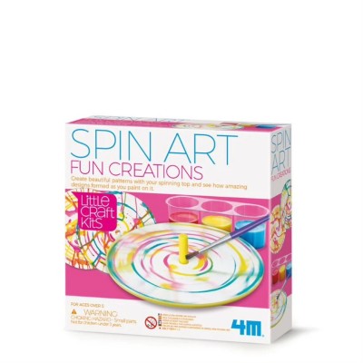 Mini set creativ - Roata Pictorului Spin Art, LittleCraft foto
