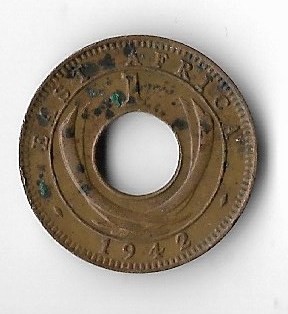 Moneda 1 cent 1942 - East Africa foto