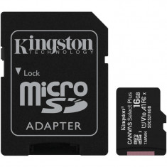 Card de Memorie Micro SDHC Canvas Select Plus 100R, 16GB, Clasa 10, UHS-I + Adaptor foto