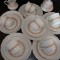 SET / SERVICIU CU MODEL IN RELIEF DIN PORTELAN SELB BAVARIA,,RIALTO,,