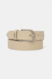 HUGO curea de piele femei, culoarea negru, 50516558