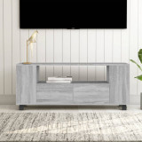 Comoda TV, gri sonoma, 120x35x48 cm, lemn prelucrat GartenMobel Dekor, vidaXL