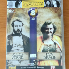 Personalități care au marcat Istoria Lumii (DVD) Jules Verne / Eva Braun