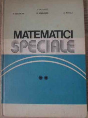 MATEMATICI SPECIALE VOL.2-I. GH. SABAC, P. COCARLAN, O. STANASILA, A. TOPALA foto