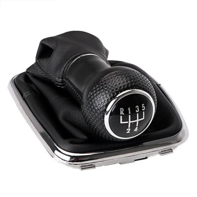 Nuca schimbator viteze + manson compatibil Volkswagen Golf 4 MK4 1997-2005 1J0 711 113 - 5 23mm Negru foto