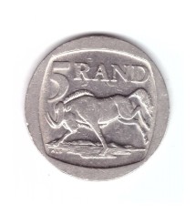 Moneda Africa de Sud 5 rand 1995, stare buna, curata