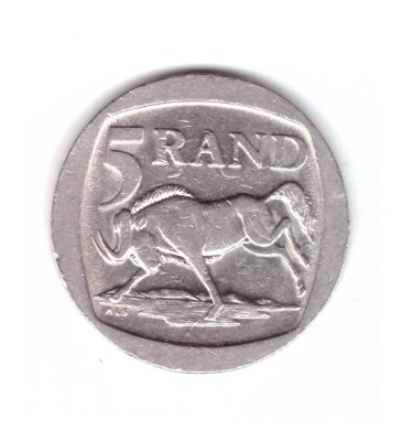 Moneda Africa de Sud 5 rand 1995, stare buna, curata foto