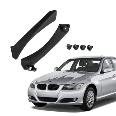 Maner complet portiera dreapta fata / spate pentru BMW seria 3 e90 e91 e92 - Negru foto