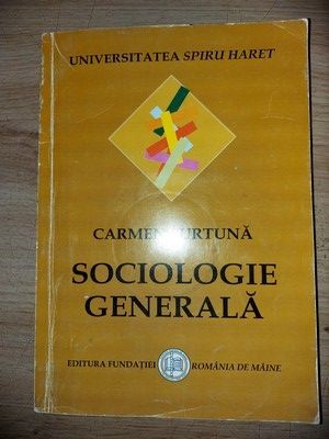 Sociologie generala- Carmen Furtuna foto