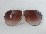 Ochelari soare vintage Ferrari - Model rar pliabil ani 80 - Rama metalica si lentile degrade - Obiect colectie auto incomplet