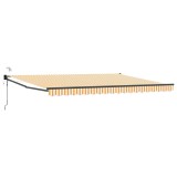 vidaXL Feredde Electrică cu Galben și alb 4 &times; 3 m Aluminiu 3419799