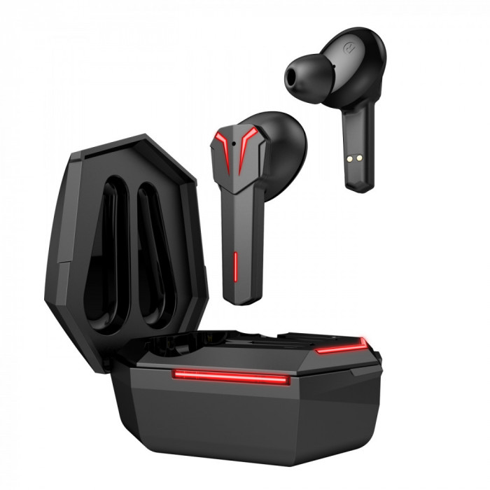 Căști Gaming Wireless Fără Fir Bluetooth cu Microfon TWS &ndash; Experiență de Gaming Fără Limită