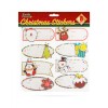 Set 8 Etichete 3D Cadou Craciun Festive, Autocolante Decorative Cadouri, Ornamente Craciun