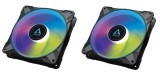 Cumpara ieftin Set 2 ventilatoare Arctic pentru PC, P14 PWM A-RGB, negru - RESIGILAT