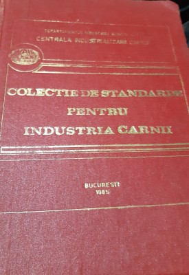 COLECTIE DE STANDARDE PENTRU INDUSTRIA CARNII foto