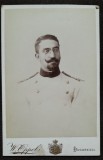 Fotografie pe carton, sublocotenet Mache D. Ionescu, 1899
