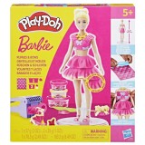PLAY DOH BARBIE SET PLASTELINA VOLANASE SI FUNDITE CU PAPUSA INCLUSA