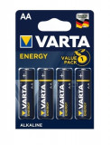 Baterie Varta Energy AA R6 1,5V alcalina set 4 buc.