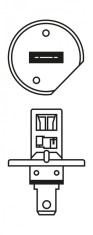 BOSCH 1 987 301 005 Pure Light BL Bec, far faza lunga