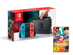 Consola Nintendo Switch + joc 1 2 Switch foto