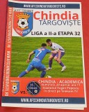 Program meci fotbal &quot;CHINDIA&quot; TARGOVISTE - FC CLINCENI (29.04.)
