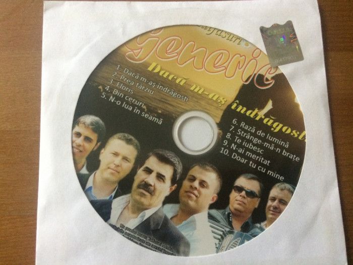 generic daca m-as indragosti cd disc selectii muzica lautareasca taifasuri NM