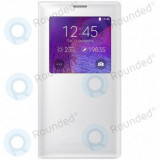 Husa Samsung Galaxy Note 4 S View albă EF-CN910FTEGWW