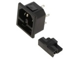 Conector alimentare AC cu siguranță