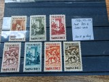 Serie Saar, rarisima,Germania, Volkshilfe, 1931, 151-157, cota uriasa, nestamp