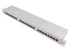 Patch Panel 24 Porturi RJ45 Cat6 Gri 19&quot; pentru Rack