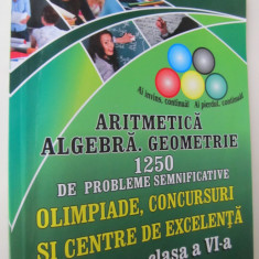 Aritmetica Algebra Geometrie 1250 de probleme .. Olimpiade.. clasa a VI-a