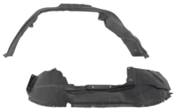 Carenaj roata Jeep Compass (Pk), 01.2007-02.2011, partea Dreapta, Fata, 5303870AD, 3415FP1T polietilena