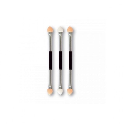 Set 3 bucati Aplicator dublu pentru fard de pleoape, Top Choice foto