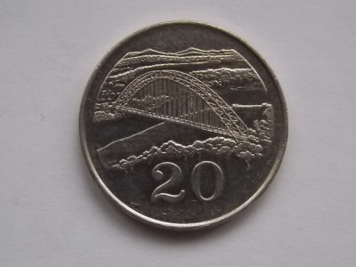 20 CENTS 1983 ZIMBABWE foto