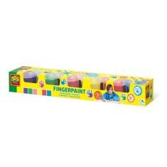 Set Acuarele De Pictat Cu Degetul 6 Culori