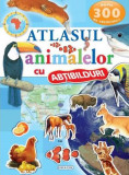 Atlasul animalelor cu abțibilduri - Paperback brosat - *** - Girasol