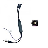 Adaptor Antena Radio FAKRA cu Amplificare Semnal Auto - Navigatie Aftermarket