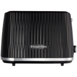 Prajitor de paine Russell Hobbs 27371-56, 800 W, 2 felii, 6 trepte rumenire, Incalzitor chifle, Negru