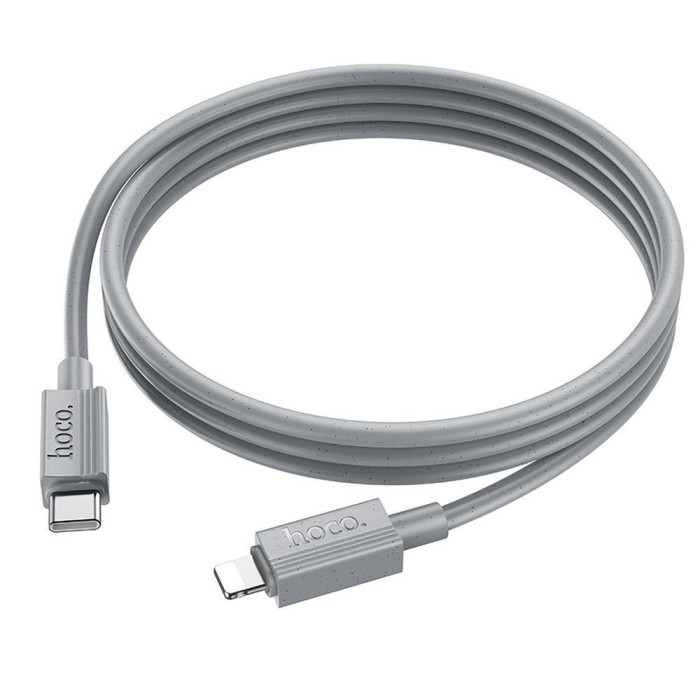Cablu USB-C la Lightning Hoco X107 , PD 27 W, 1 m, Gri